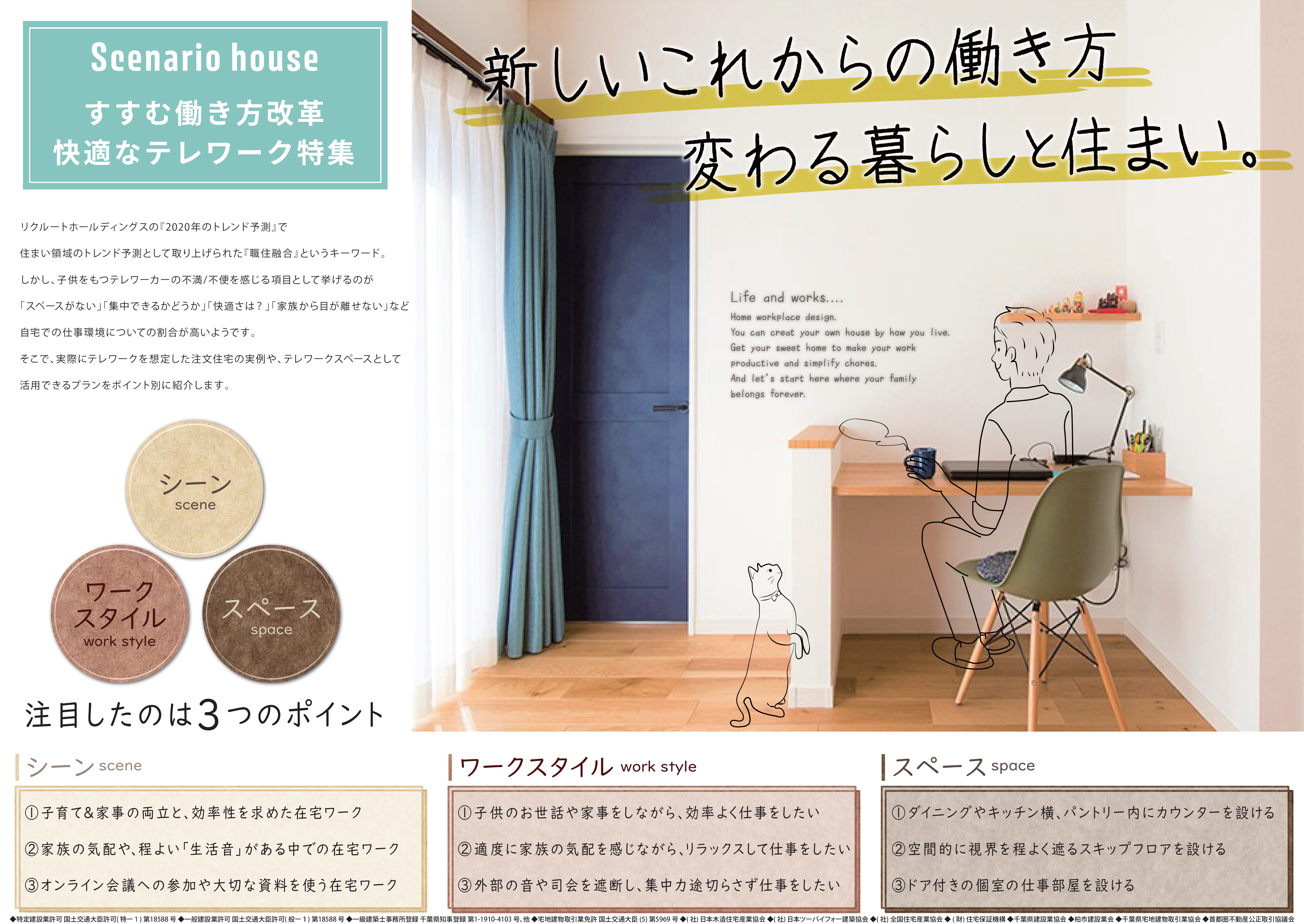 セナリオハウス 快適なテレワーク特集 ハウジングガーデン千葉 住宅展示場一覧 家サイト 住宅展示場ガイド